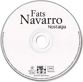 CD Fats Navarro: Nostalgia 624445