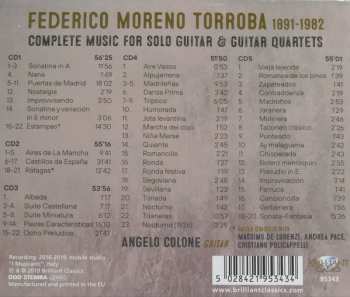 5CD Federico Moreno Torroba: Complete Music For Solo Guitar & Guitar Quartets 121928