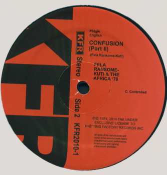 LP Fela Kuti: Confusion 606549