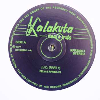 LP Fela Kuti: J.J.D (Johnny Just Drop!!) - Live!! At Kalakuta Republik 545303