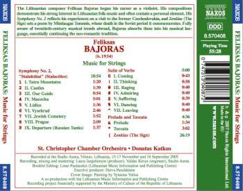 CD St. Christopher Chamber Orchestra: Music For Strings 571828