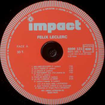 LP FÉlix Leclerc: Félix Leclerc 641937