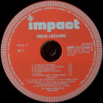 LP FÉlix Leclerc: Félix Leclerc 641937