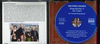 CD Felix Mendelssohn-Bartholdy: String Quartets 2 Nos. 2 And 5 319858