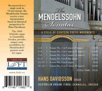 CD Felix Mendelssohn-Bartholdy: The Mendelssohn Sonatas (A Cycle Of Eighteen Poetic Movements) 156742