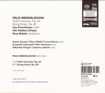 SACD Felix Mendelssohn-Bartholdy: Violin Concerto, Op. 64 | String Octet, Op. 20 546245