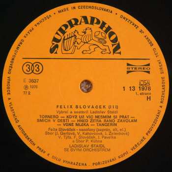 LP Felix Slováček: Felix Slováček III. 532348