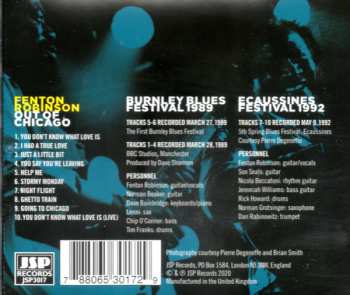 CD Fenton Robinson: Out Of Chicago (The Chicago Blues Master - Live And Studio Sessions 1989/92) 645690