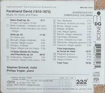 SACD Ferdinand David: Music For Violin And Piano 551511