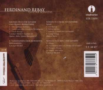 CD Ferdinand Rebay: Guitar Sonatas 332534