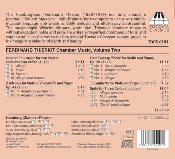 CD Ferdinand Thieriot: Chamber Music, Volume Two 568294