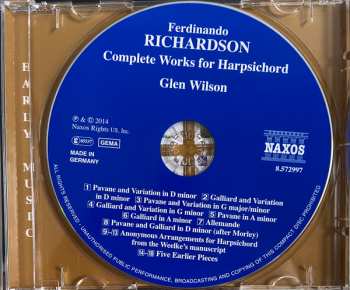 CD Glen Wilson: Complete Works For Harpsichord 300058