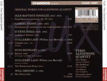 CD Ferio Saxophone Quartet: Flux: Original Works For Saxophone Quartet 631109