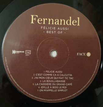 LP Fernandel: Félicie Aussi " Best Of " 615900