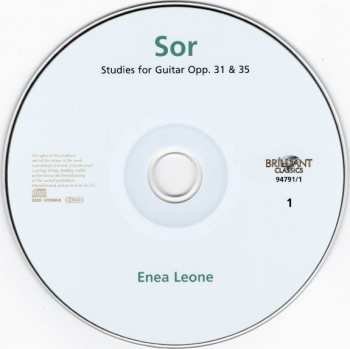 3CD Fernando Sor: Complete Studies For Guitar 112358