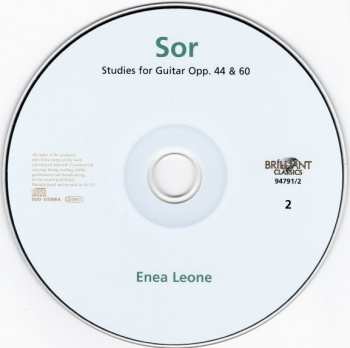 3CD Fernando Sor: Complete Studies For Guitar 112358