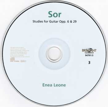 3CD Fernando Sor: Complete Studies For Guitar 112358