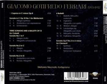 CD Giacomo Gotifredo Ferrari: Sonatas & Balleti 455457