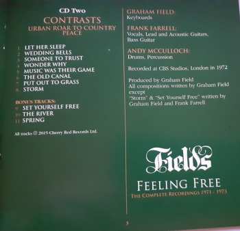 2CD Fields: Feeling Free • The Complete Recordings 1971 - 1973 560826