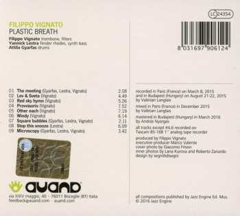 CD Filippo Vignato: Plastic Breath  632484