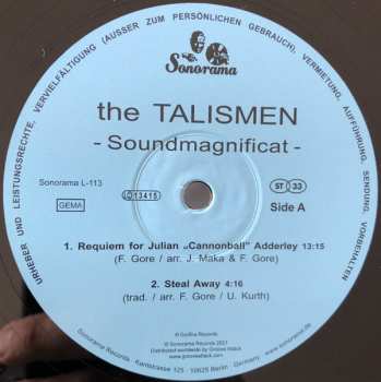 LP Fitz Gore & The Talismen: Soundmagnificat 33835