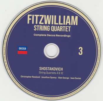 15CD/Box Set Fitzwilliam String Quartet: Complete Decca Recordings LTD 566331