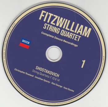 15CD/Box Set Fitzwilliam String Quartet: Complete Decca Recordings LTD 566331