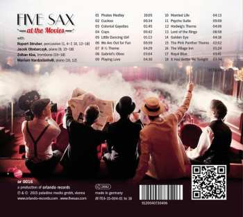 CD Five Sax: Five Sax At The Movies 621768