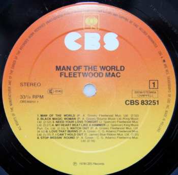 LP Fleetwood Mac: Man Of The World 654046