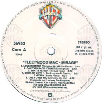 LP Fleetwood Mac: Mirage 543587