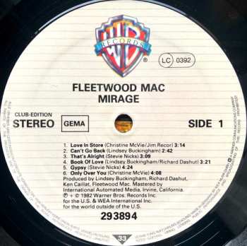 LP Fleetwood Mac: Mirage 633150