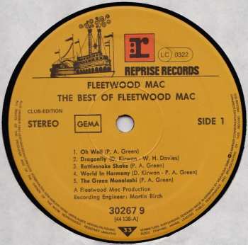 LP Fleetwood Mac: The Best Of Fleetwood Mac 646752