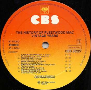 2LP Fleetwood Mac: The History Of Fleetwood Mac - Vintage Years 649773