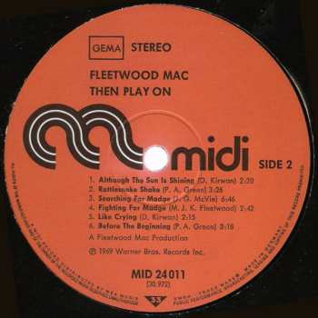 LP Fleetwood Mac: Then Play On 641949