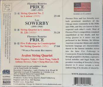 CD Florence B. Price: Music For String Quartet 620835