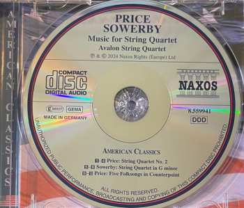 CD Florence B. Price: Music For String Quartet 620835