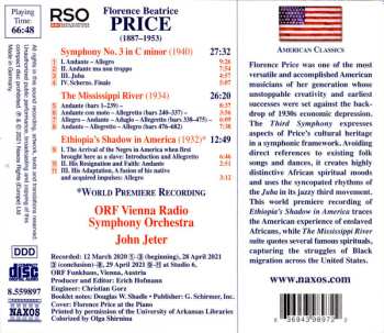 CD Florence B. Price: Symphony No. 3 In C Minor • The Mississippi River • Ethiopia's Shadow In America 574624