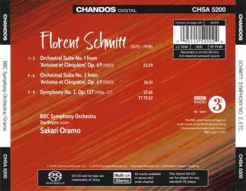 SACD Florent Schmitt: Suites From ‘Antoine Et Cléopâtre’ / Symphony No. 2 559502