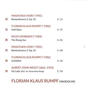 SACD Florian Klaus Rumpf: A Mandolin's Guide To Hamburg 444497