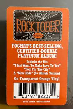 LP Foghat: Live CLR | LTD 637745