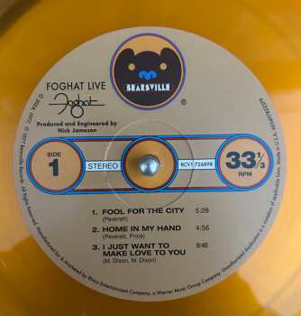 LP Foghat: Live CLR | LTD 637745