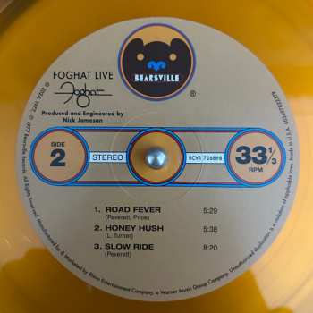 LP Foghat: Live CLR | LTD 637745