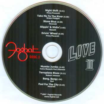 2CD Foghat: Live II 601784