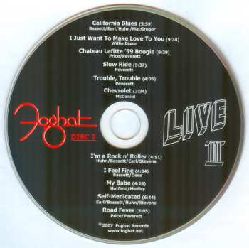 2CD Foghat: Live II 601784