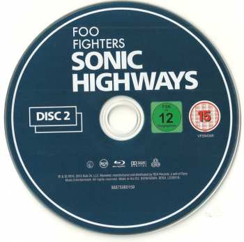 3Blu-ray Foo Fighters: Sonic Highways 33662