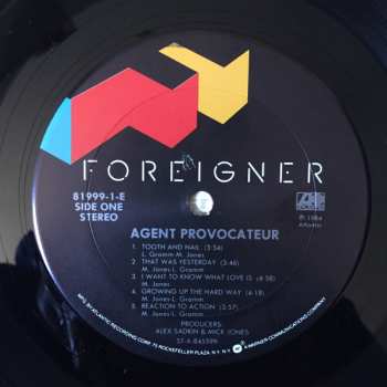 LP Foreigner: Agent Provocateur 615744