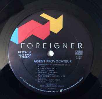 LP Foreigner: Agent Provocateur 615744