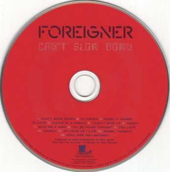 CD Foreigner: Can't Slow Down 641874