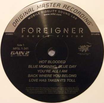 LP Foreigner: Double Vision LTD | NUM 10226