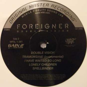 LP Foreigner: Double Vision LTD | NUM 10226